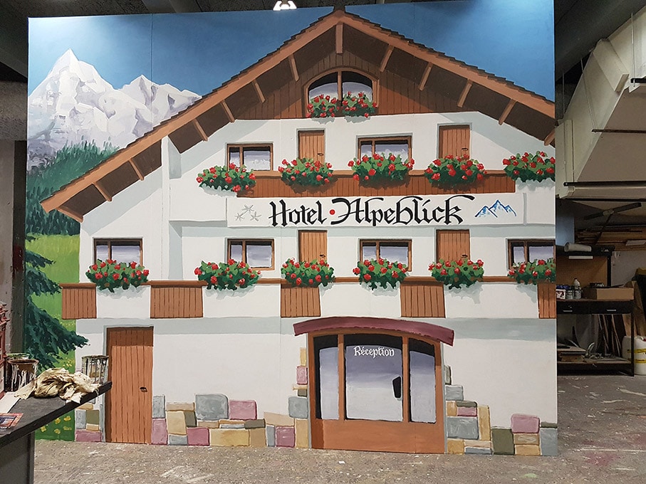 Décors de théâtre, Chalet