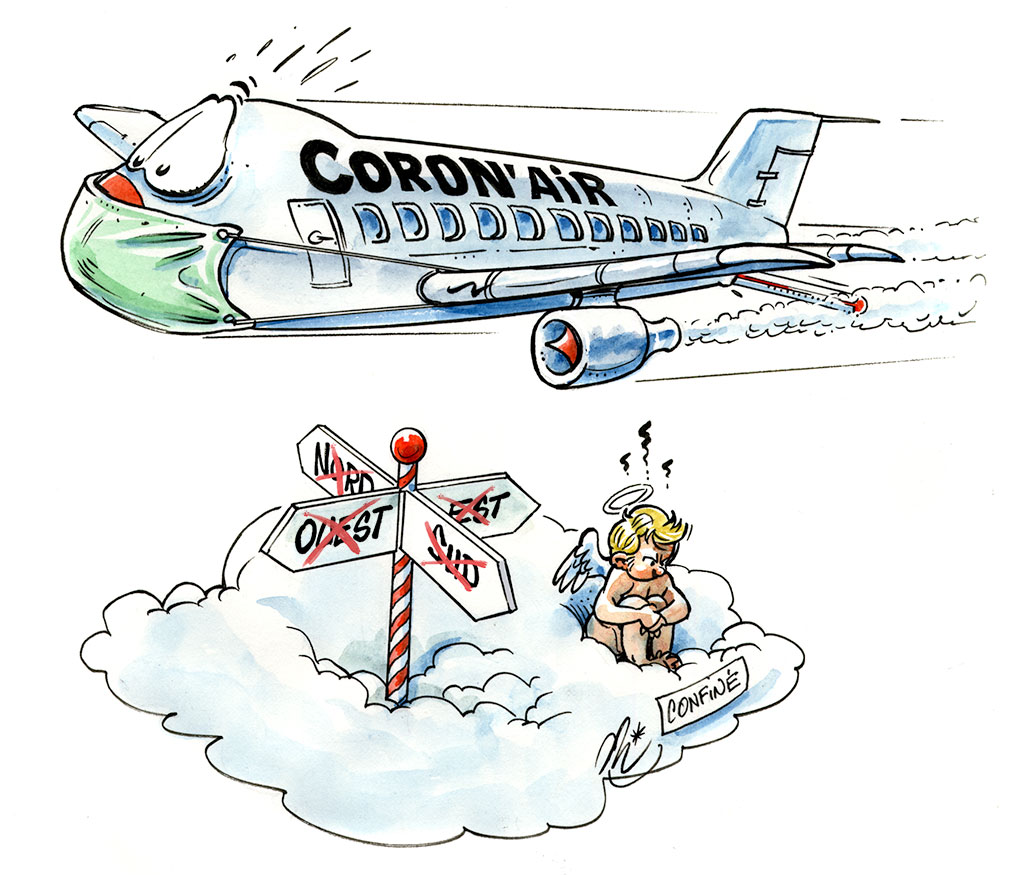 Corona virus, compagnie coron'air