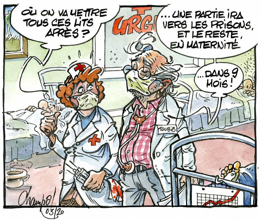 Lits suplémentaires fournis aux services hospitaliers