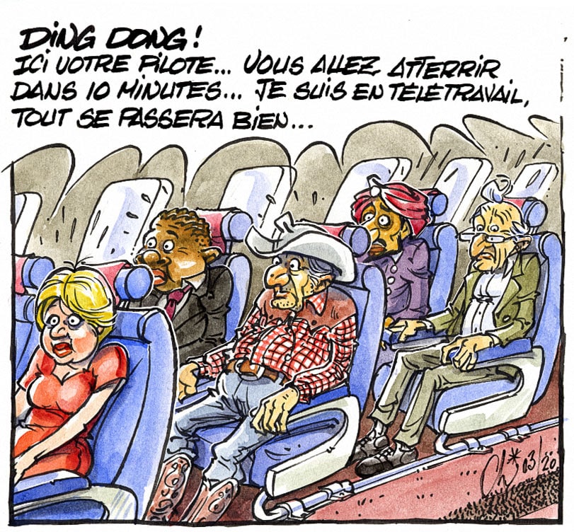 Pilote en télétravail
