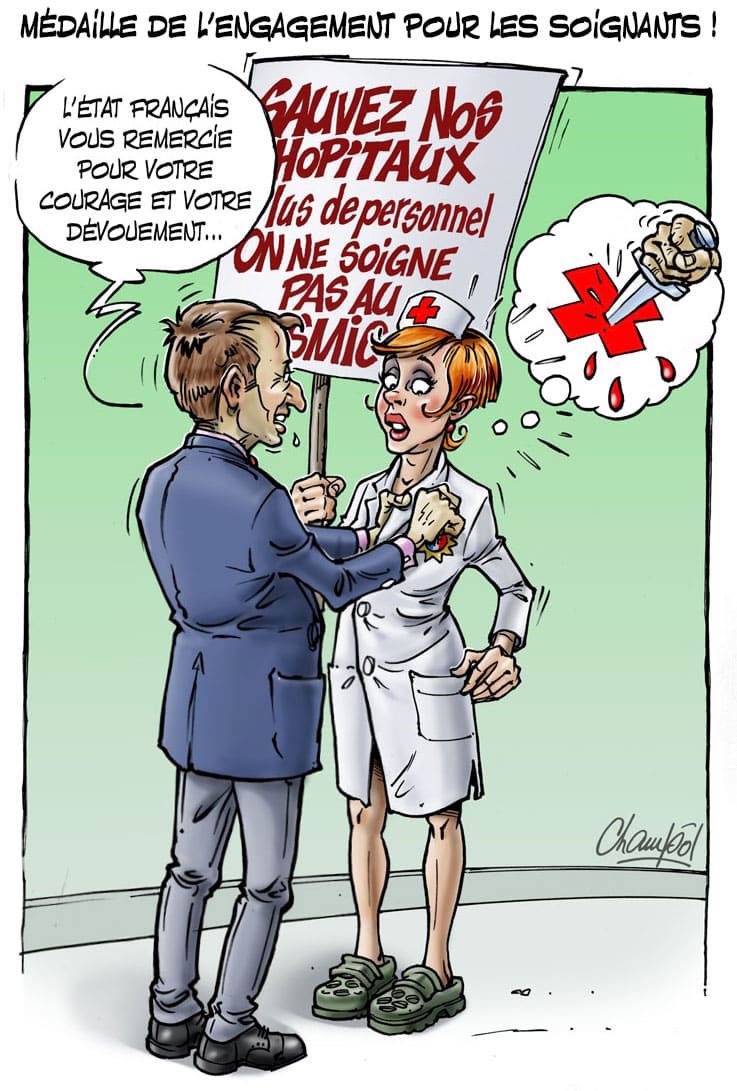 Médaille de l'engagement pour les soignants