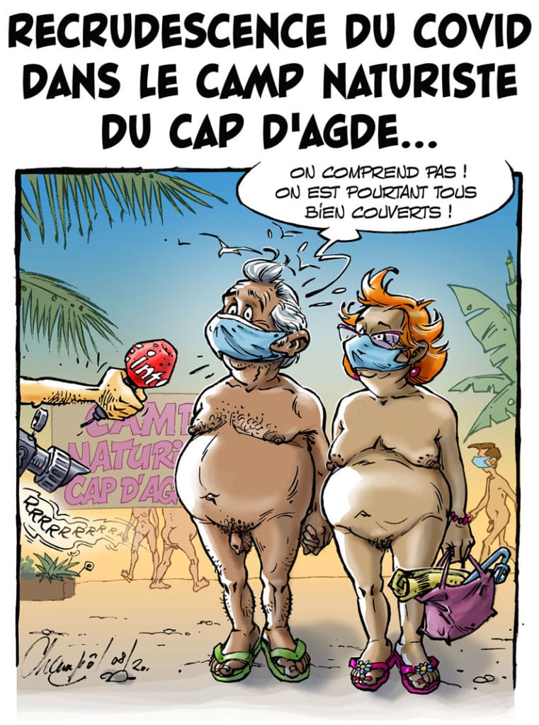 Recrudescence du Covid 19 dans un camp naturiste du Cap d'Agde