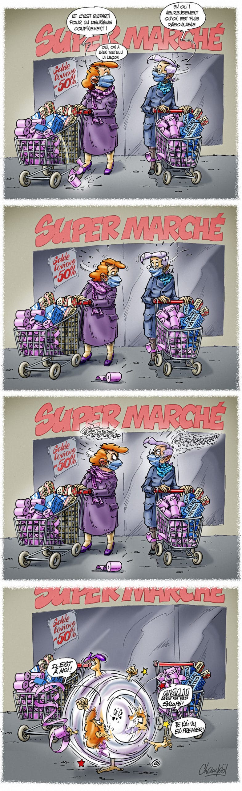 Le deuxième confinement...