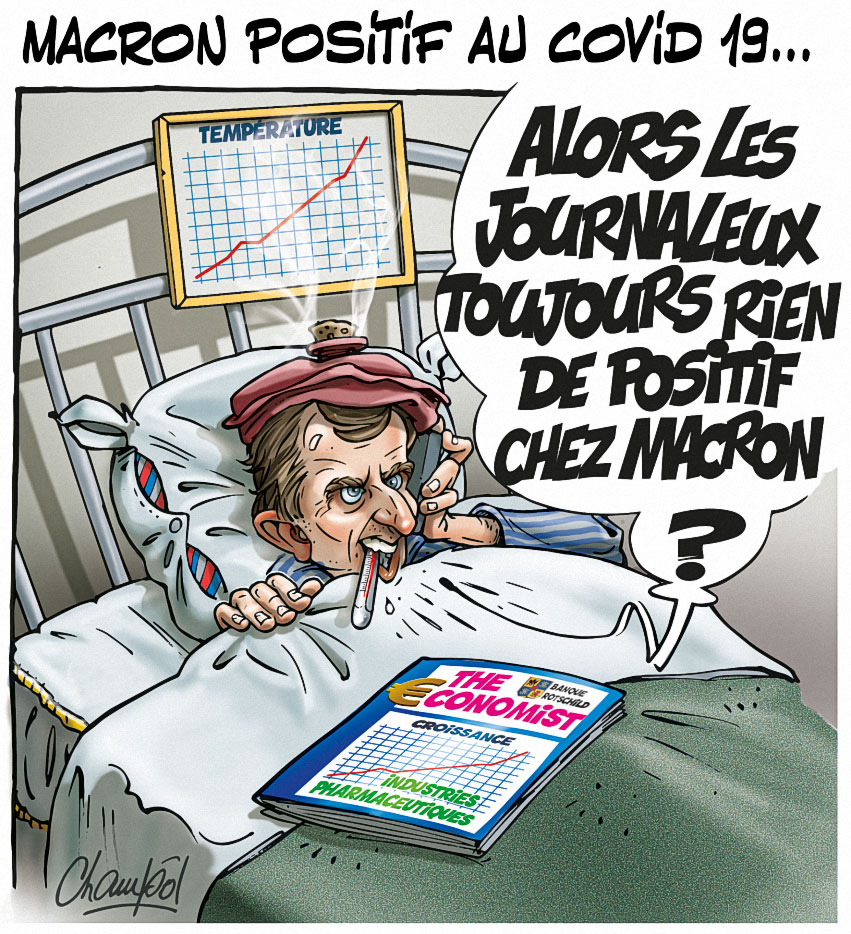Macron positif au Covid 19