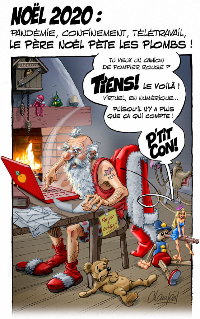 le père Noel pète les plombs