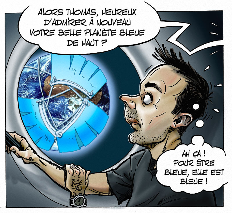 Thomas Pesquet dans l'espace