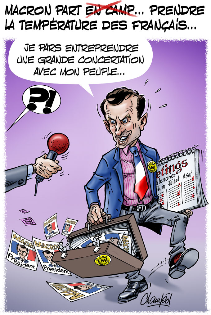 Le tour de France de Macron