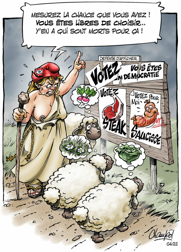 Le vote en démocratie par Champol