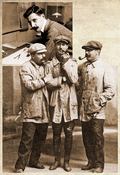 Photos des "Charlatans" en 1912