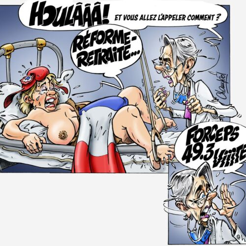 Elisabeth BORNE et l'accouchement pénible de la réforme des retraites