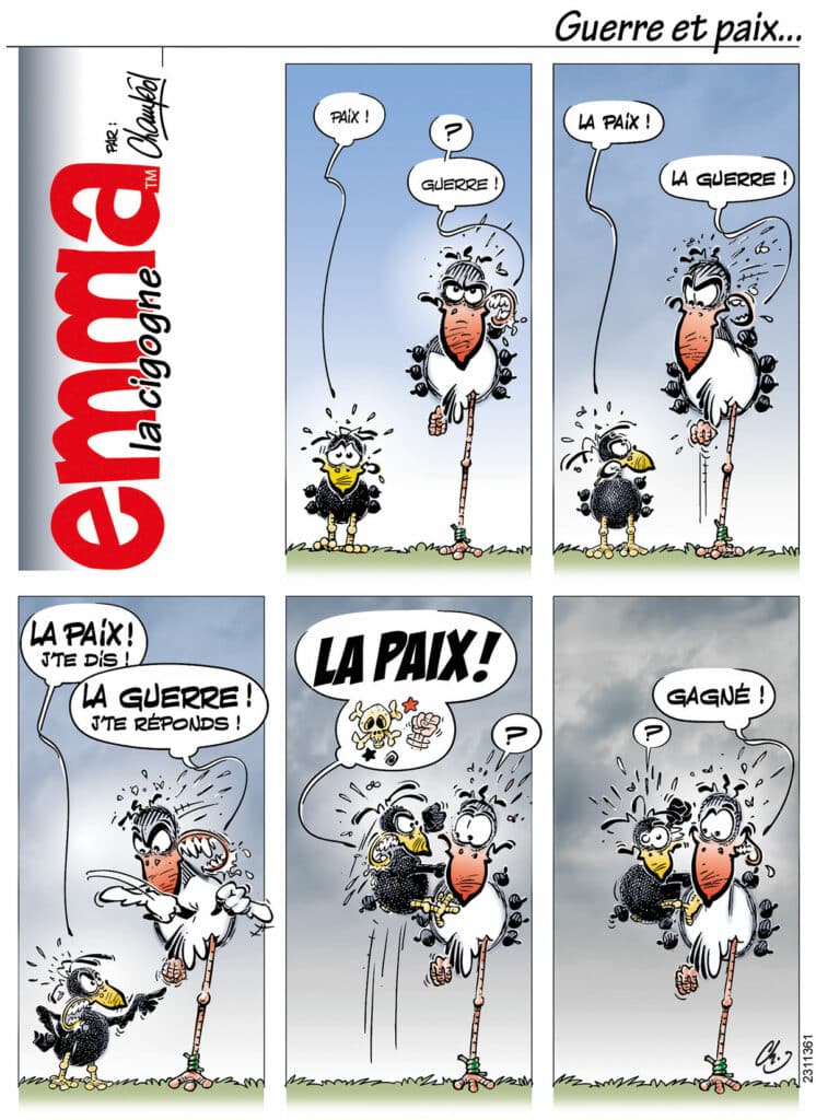 Strip d'Emma la cigogne